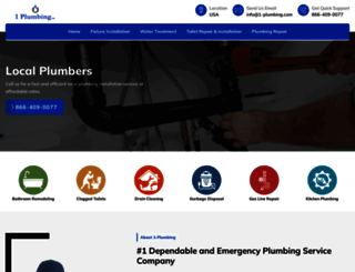 1-plumbing.com screenshot