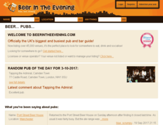 1.beerintheevening.com screenshot