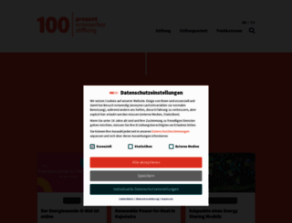 100-prozent-erneuerbar.de screenshot