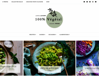 100-vegetal.com screenshot