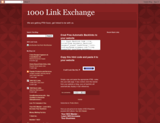 1000-link-exchange.blogspot.com screenshot