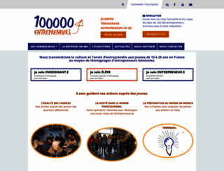 100000entrepreneurs.com screenshot