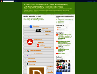 10000freedirectorylist.blogspot.com screenshot