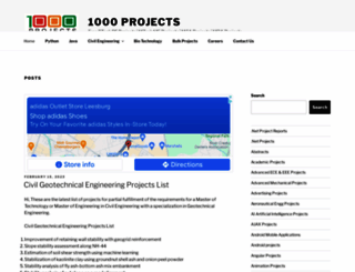 1000projects.org screenshot