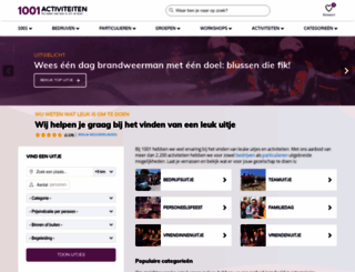 1001activiteiten.nl screenshot