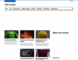 1001crochet.com screenshot