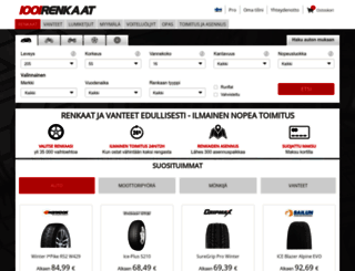1001renkaat.com screenshot