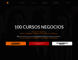100cursosnegocios.com screenshot