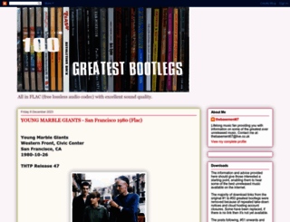 100greatestbootlegs.blogspot.com screenshot