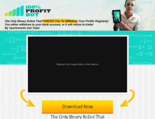 100percentprofitbot-campaign.com screenshot