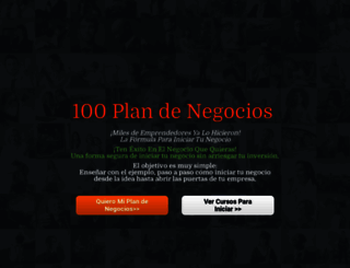 100plandenegocios.com screenshot