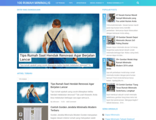 100rumahminimalis.com screenshot