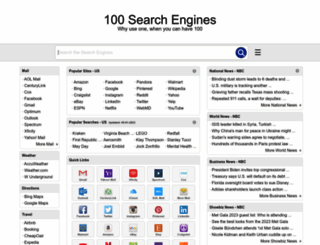 100searchengines.net screenshot