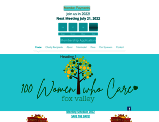 100womenwhocarefoxvalley.org screenshot