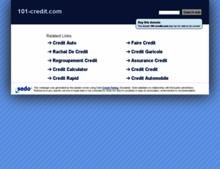101-credit.com screenshot
