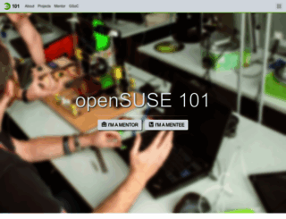 101.opensuse.org screenshot