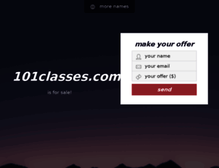 101classes.com screenshot