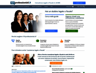 101professionisti.it screenshot