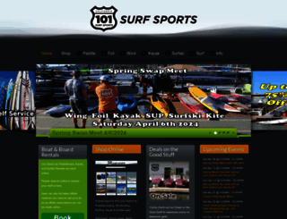 101surfsports.com screenshot