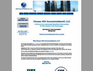 1031accommodators.com screenshot