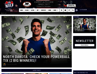 1033uscountry.com screenshot