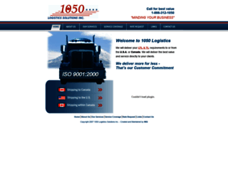 1050logistics.com screenshot