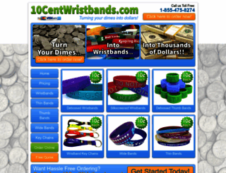 10centwristbands.com screenshot