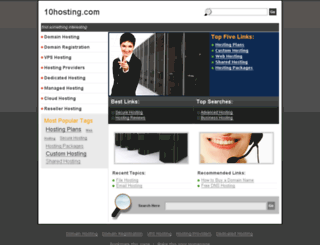 10hosting.com screenshot