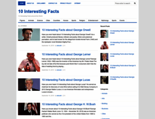 10interestingfacts.com screenshot