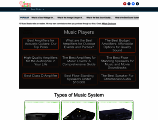 10musicbeasts.com screenshot