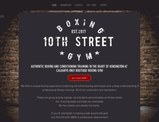 10thstreetboxing.com screenshot