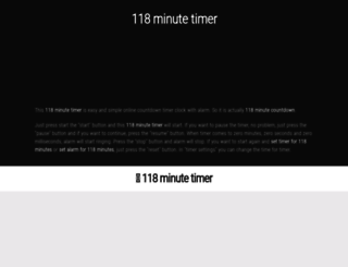 118.minute-timer.com screenshot