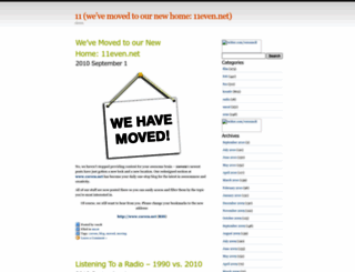 11even.wordpress.com screenshot