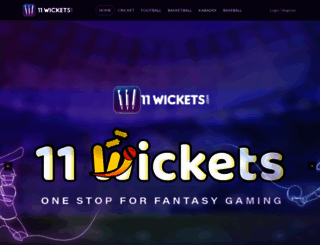 11wickets.com screenshot