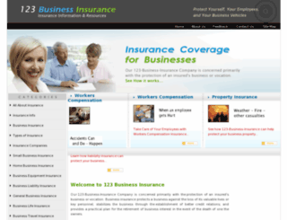 123-business-insurance.com screenshot