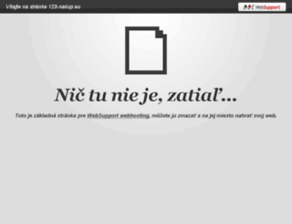 123-nakup.eu screenshot