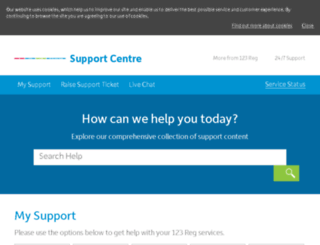 123-support.co.uk screenshot