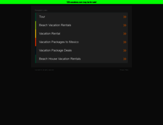 123-vacations.com screenshot