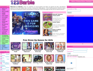 123barbie.com screenshot