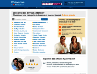 123devis.com screenshot