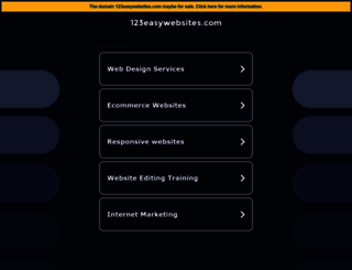 123easywebsites.com screenshot