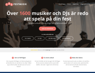 123festmusik.se screenshot