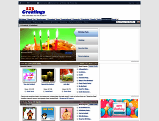 123invitations.com screenshot