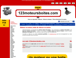 123moteursboites.com screenshot