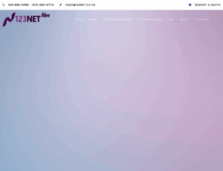 123net.co.za screenshot