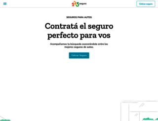 123seguro.com.ar screenshot