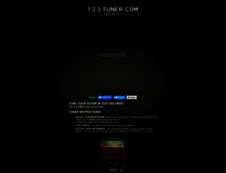 123tuner.com screenshot