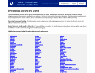 123university.net screenshot