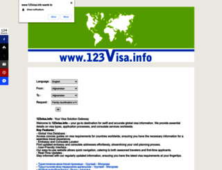 123visa.info screenshot