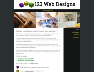 123web.ie screenshot